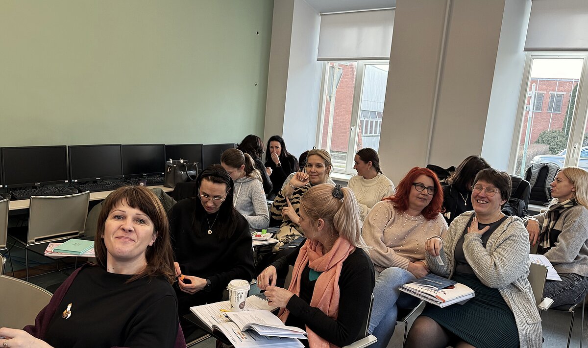 LU Bauskas filiāles studiju programmas "Sociālais darbs" studentes