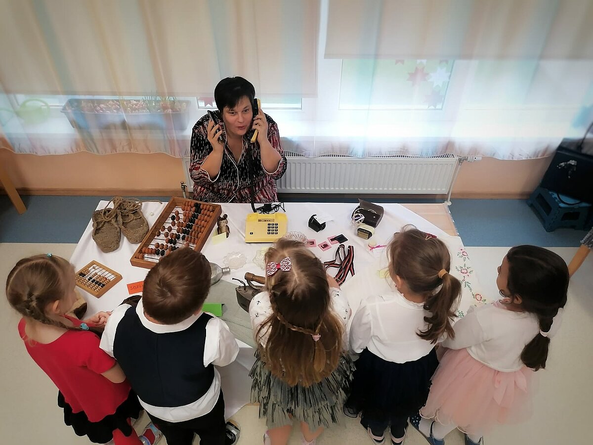 Aiga Fišere pirmsskolā. Foto no personīgā arhīva.
