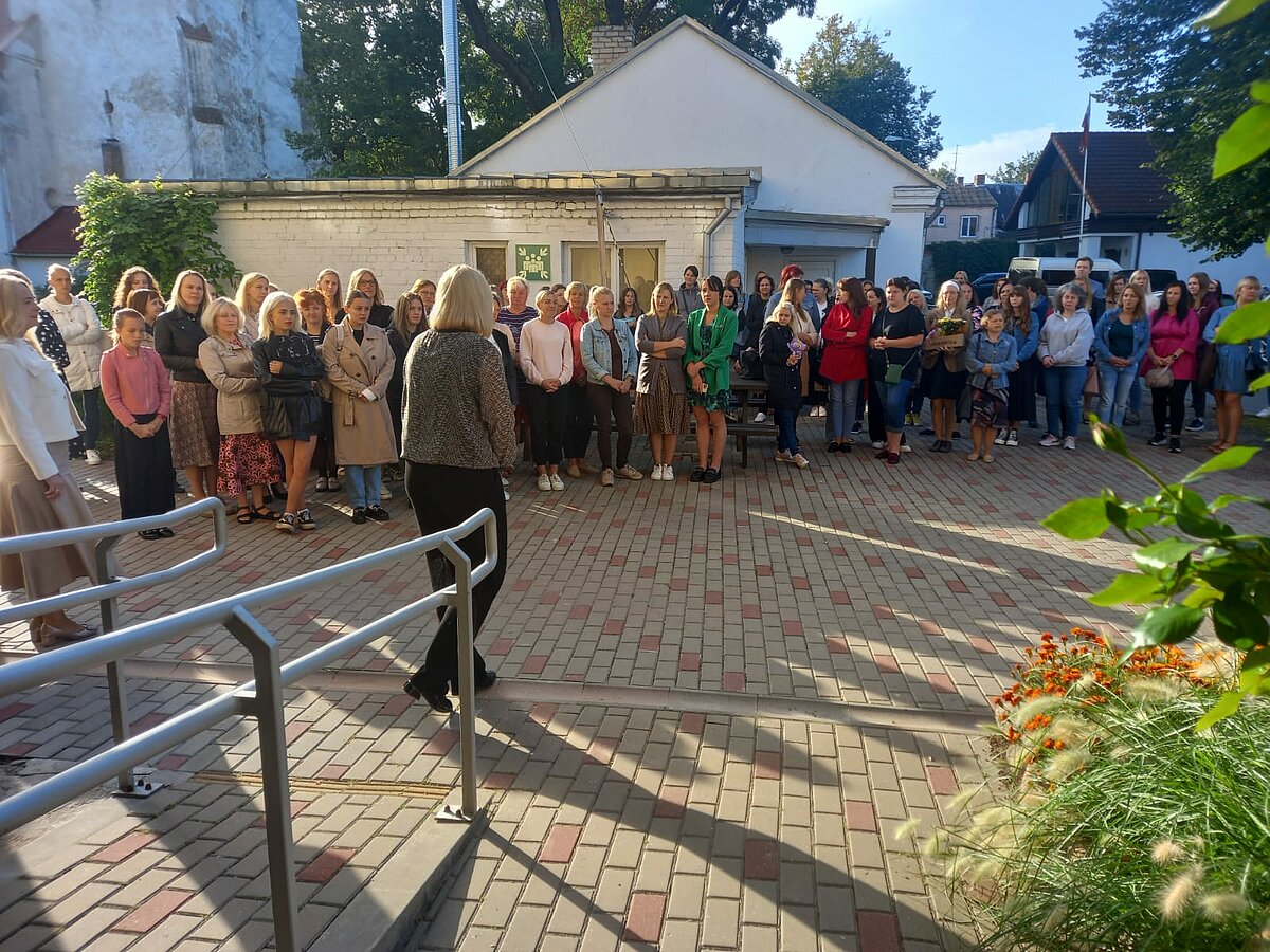 Pirmā studiju diena LU Bauskas filiālē.